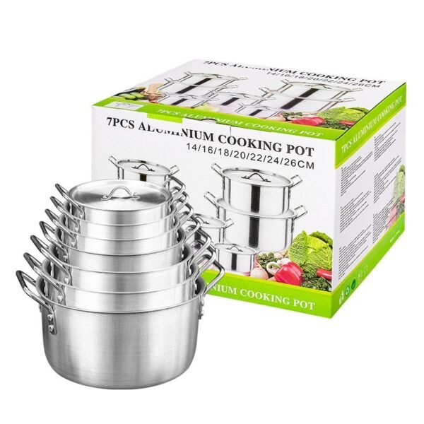 Aluminium pots