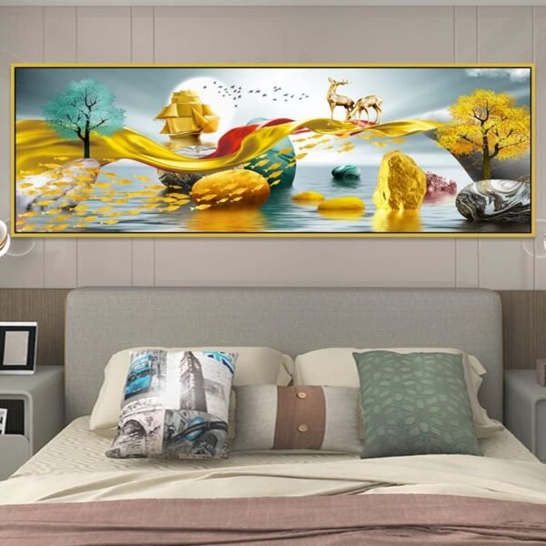 Self Adhesive wall paper for sitting and bedroom - Image 4