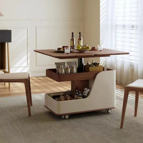 Simple, Small-Sized, Modern, Multifunctional, Foldable, Living Room Sofa Lift, Home Trolley