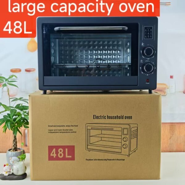 48L large capacity  multifunctional cross-border electric oven household large capacity can be scheduled for baking